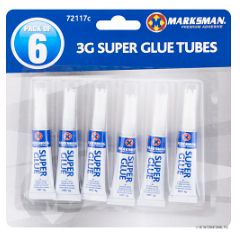 72117C Super Glue Set (6) - Shoe Repair Products/Adhesives & Finishes