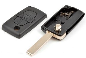 Hook 3146 GTL HU83 Flip Remote Case 4 Button PERC9 KMS519 - Keys/Remote Fobs