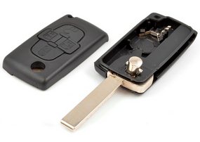 Hook 3147 GTL HU83 Flip Remote Case 4 Button PERC8 KMS520 - Keys/Remote Fobs