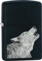 **ZIPPO 60005112 218-066843 Polygonal Wolf Design - Zippo/Zippo Lighters
