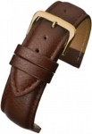 R508 Watch Straps Leather Brown Padded Buffalo Grain