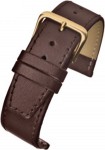 R623S Brown Stitched Calf Leather Watch Straps