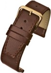 R624S Tan Stitched Calf Leather Watch Straps