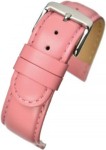W109P Pink Padded Calf Leather Watch Strap - Watch Straps/Main Range