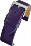 W115 Vibrant Purple Calf Leather Watch Strap Matt Finish with Nubuck Lining - Watch Straps/Main Range