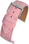 WH884 Light Pink Croc Grain Leather Watch Strap - Watch Straps/Main Range