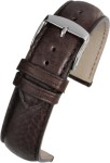 WH893 Brown Superior Vintage Grain Leather Watch Strap