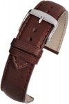 WH901 Brown Superior Supple Padded Leather Watch Strap
