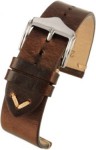 WV105 Brown Vintage Leather Watch Strap