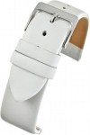 WX104 Watch Straps Calf Leather White Extra Long (Single) - Watch Straps/Main Range