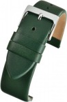 WX106 Watch Straps Calf Leather Green Extra Long (Single)