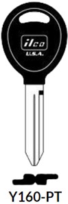 IKS: ILCO = Y160-PT - Keys/Cylinder Keys- Car