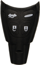 Hook 4300 SARC1 Saab 4 Button Remote Box Head with PCF7946 ID46 Transponder Chip KMS3900 - Keys/Remote Fobs