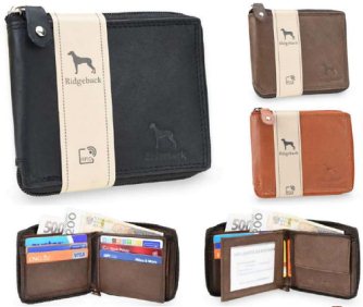 JBNC38 Leather Wallet Zip Around RFID Ridgeback - Leather Goods & Bags/Wallets & Small Leather Goods