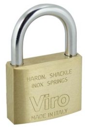 Viro Brass VR303KA 50mm Keyed Alike Padlock - Locks & Security Products/Padlocks & Hasps