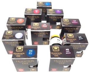 Sovereign Tradition Leather Suede & Nubuck Penetrating Dye 40ml Promotional Pack offer (42 assorted dyes) - Sovereign Shoe Care/Dyes