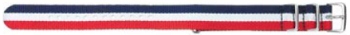 MOD10 Red/White/Blue Military Watch Strap