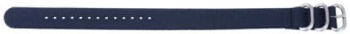 ZU4 Dark Blue Zulu Nylon Watch Strap - Watch Straps/Military & Nato Straps