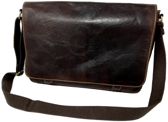 Premium Leather Messenger Bag JLB010 - Leather Goods & Bags/Leather Bags