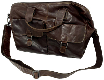 Premium Leather Duffle Pack - Leather Goods & Bags/Leather Bags