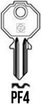 IKS: Silca PF4 - Keys/Cylinder Keys- Specialist