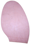 Ladies Leather Soles Size 3 3mm (SINGLE PAIR) - Shoe Repair Materials/Leather Soles