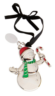 R6680 Snowman Xmas Tree Decoration - Engravable & Gifts/Xmas Gifts