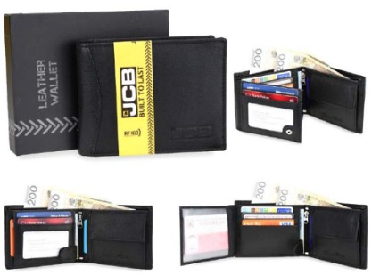 JCBNC52 JCB Leather Wallet - Leather Goods & Bags/Wallets & Small Leather Goods