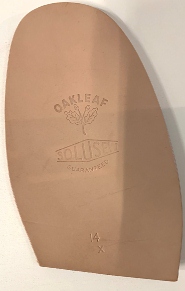 Solusew Leather 1/2 Soles 5.5mm 9 (10 pair) - Shoe Repair Materials/Leather Soles