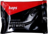 Kaps Clean & Gloss Wet Wipes 15pk - Shoe Care Products/Leather Care
