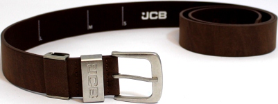 JCBBT 08 Tan JCB Size Adjustable Leather Belt