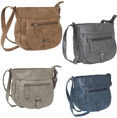 JBHB2561 Nicole Brown Handbag - Leather Goods & Bags/Leather Bags