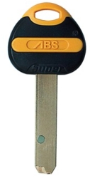 Hook 4430 XHV075 - DAABSKB3 AVOCET ABS ULTIMATE POS3 KEY BLANK ORANGE - Keys/Dimple Keys