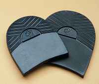 Barcelona Black Rubber Heels (25pair) - Shoe Repair Materials/Heels-Mens