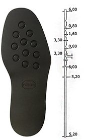 Vibram 2055 Eton Sole Black (pair) - Shoe Repair Materials/Units & Full Soles