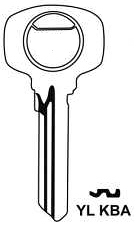 Hook 6106 Yale Y32A KBA Tapered Shoulder Brass NP H0742 - Keys/Cylinder Keys- General