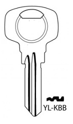 Hook 6107 Yale Y42A KBB Tapered Shoulder Brass NP H0743 - Keys/Cylinder Keys- General