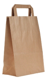 Extra Large Brown Paper Carrier Bag (Box 250) 12 x 18 x 12