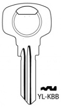 Hook 6107 Yale Y42A KBB Tapered Shoulder Brass NP (box 1000) - Keys/Fun Keys