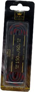 Sovereign Trekking Laces 150cm Grey/Red Blister Pack (10 pair) - Sovereign Shoe Care/Laces