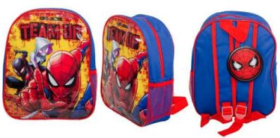 *1000E29-9183 Spiderman Kids Back Pack 31cm x 24.5cm x 10cm - Leather Goods & Bags/Holdalls & Bags