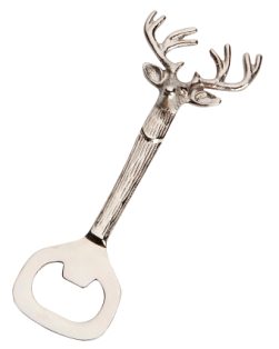 R4402 Pewter Stag Bottle Opener - Engravable & Gifts/Xmas Gifts