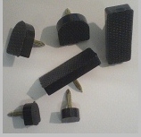 PU Tops 120 (3.1mm) Black (10pair) Super Dark - Shoe Repair Materials/Heels-Ladies