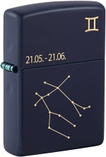 Zippo 48818 239 Zodiac Gemini Design 60006934