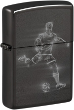 Zippo 46105 24756 Soccer Player in Action Design 60007044 - Zippo/Zippo Lighters New for 2024