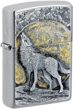 Zippo 2003038 200 Wolf and moon - Zippo/Zippo Lighters New for 2024