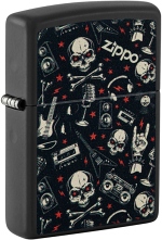Zippo 46055 218 Grunt Pattern with Skulls 60007008 - Zippo/Zippo Lighters New for 2024