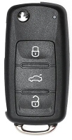 hook 4474 KMR19106 Volkswagen/Seat/Skoda 3 button flip remote ID48 (1K0959753N)