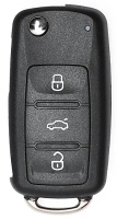 Hook 4475 kmr19102 Volkswagen/Seat/Skoda 3 button flip remote ID48 (1J0959753AH)