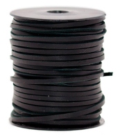 Leather Lacing Black (coils 50 metres) 5192R-05500-NE